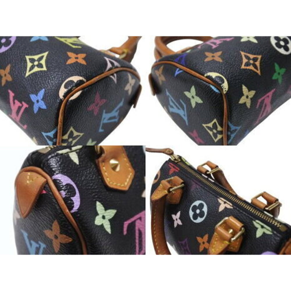 Louis Vuitton Speedy Handbag Multicolor by Takashi Murakami Black - Picture 8 of 8